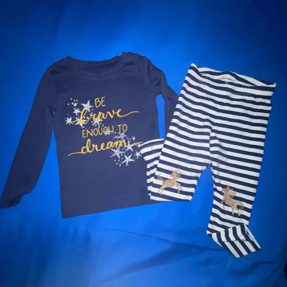 Sz 2T Old Navy and Disney Toddler Girls‎ 4-Piece Clothing Bundle Set